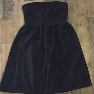 Toska Vintage strapless black dress